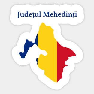 Mehedinti County, Romania. Sticker